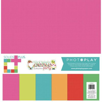PhotoPlay Tulla & Norbert's Christmas Party Designpapier - Solids Plus